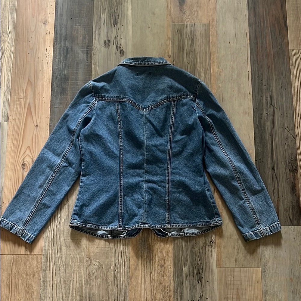 FOR JOSEPH Denim Blazer Jacket Size: Large (L) - Picture 3 of 16